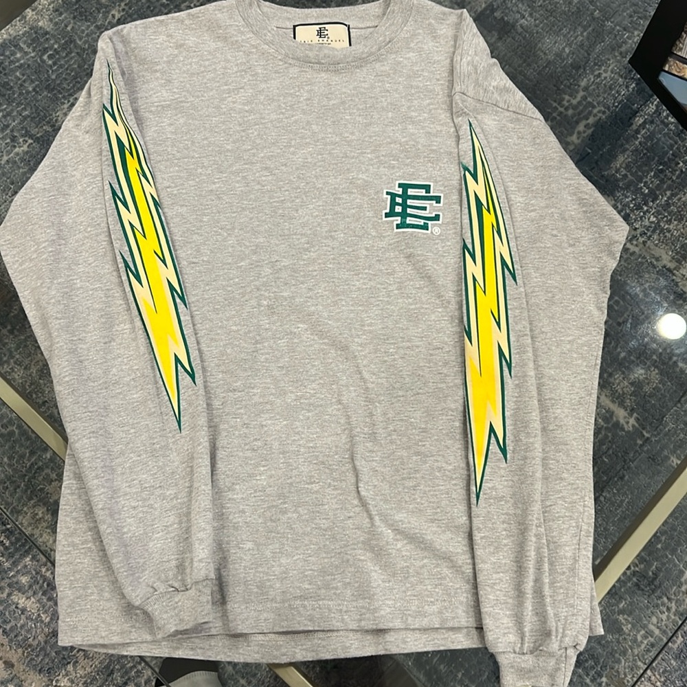 Eric Emanuel Long Sleeve Tshirt Gray size Small